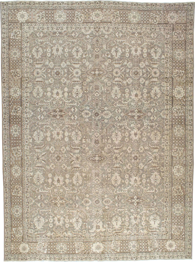 Antique Persian Tabriz Carpet, No.23268 - Galerie Shabab