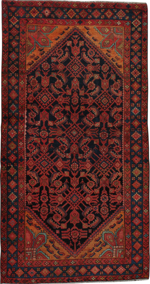 Vintage Persian Malayer Rug, No.23281 - Galerie Shabab
