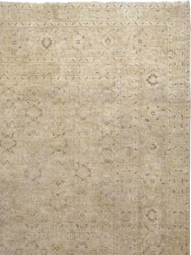 Antique Persian Tabriz Carpet, No.23282 - Galerie Shabab
