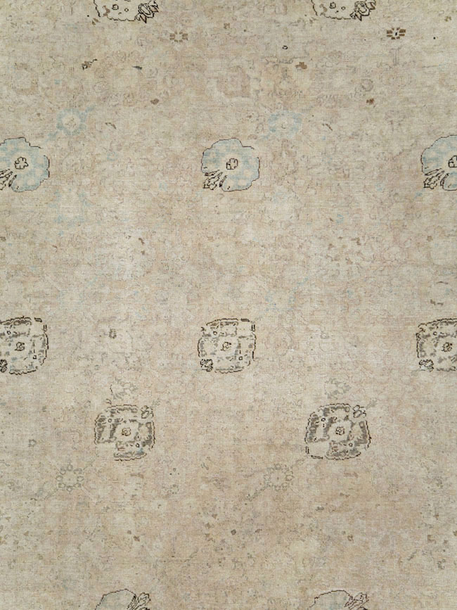 Antique Persian Tabriz Large Room Size Carpet, No.23283 - Galerie Shabab
