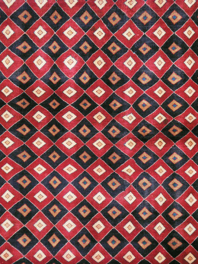 Vintage Persian Mashad Modernist Carpet, No.23285 - Galerie Shabab