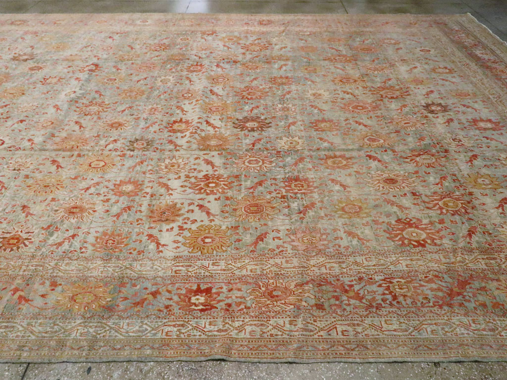 Antique Persian Mahal Carpet, No.23288 - Galerie Shabab