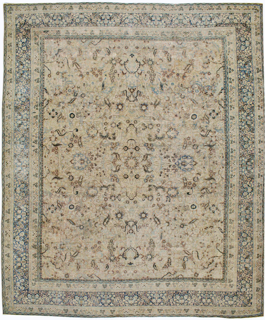 Antique Persian Mashad Carpet, No.23292 - Galerie Shabab