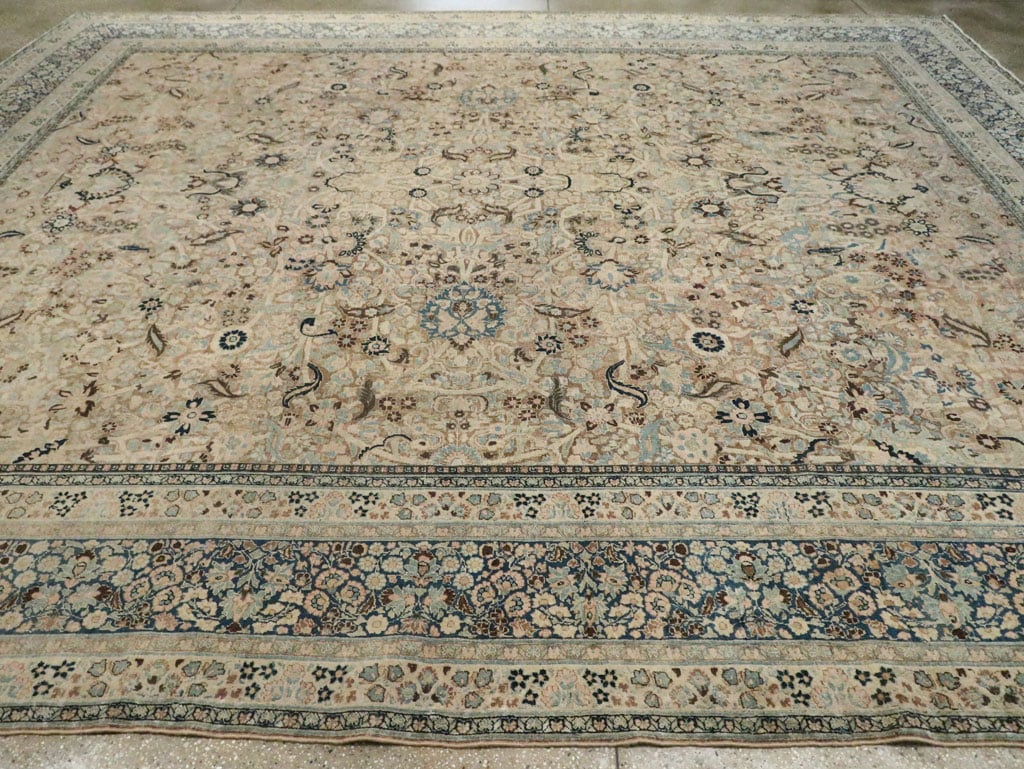 Antique Persian Mashad Carpet, No.23292 - Galerie Shabab