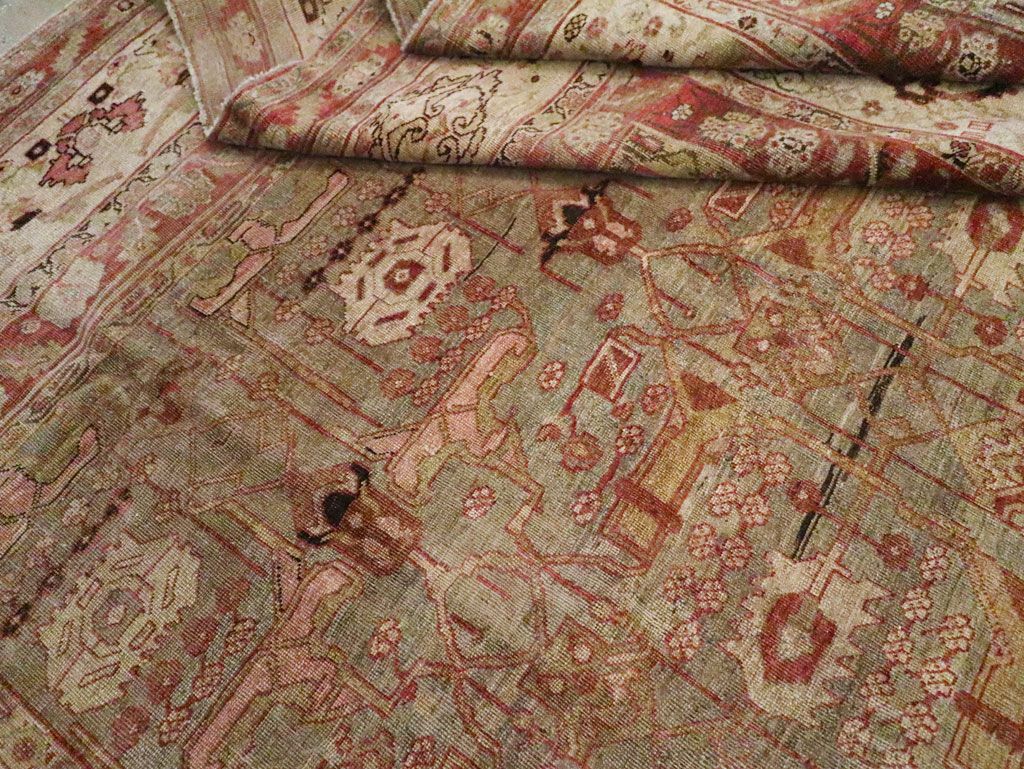 Antique Perisan Bidjar Carpet, No.23294 - Galerie Shabab