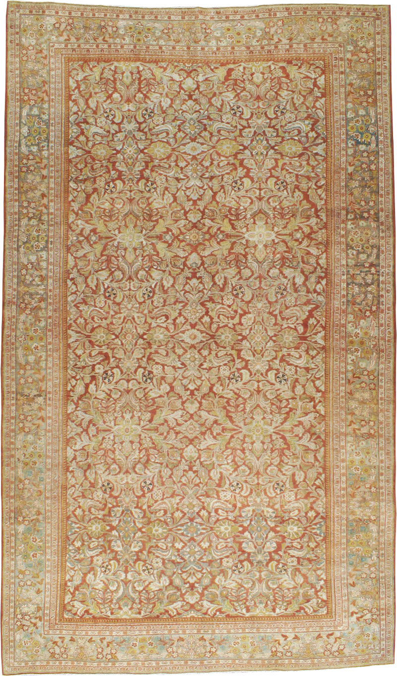 Antique Persian Mahal Carpet, No.23300 - Galerie Shabab