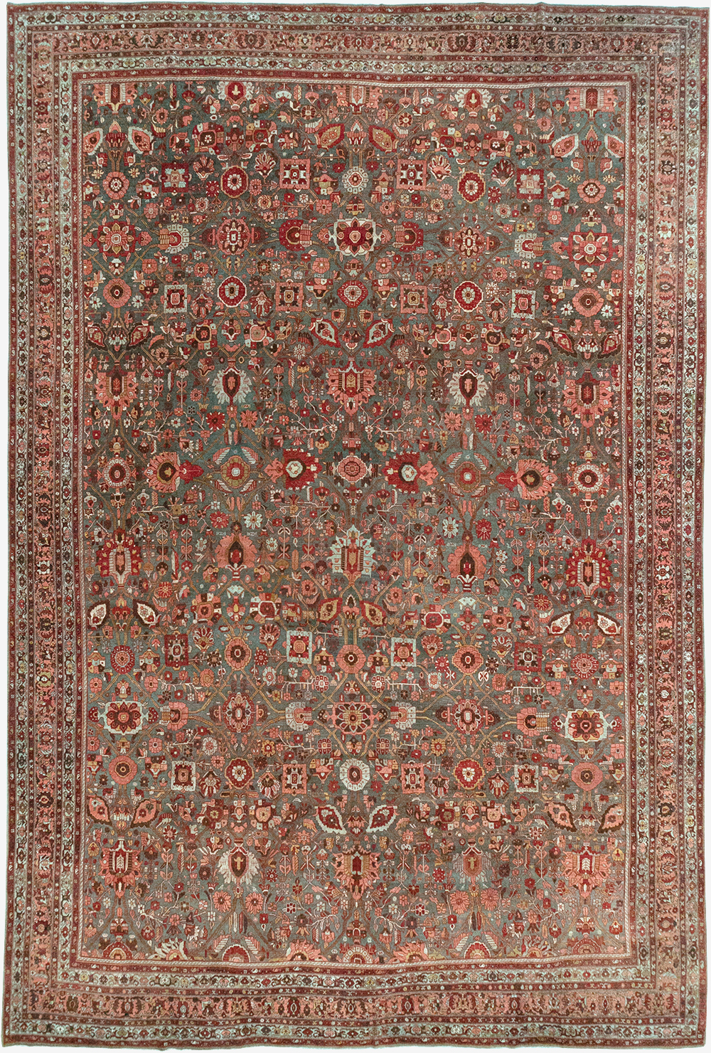 Antique Persian Bidjar Oversize Carpet, No.23304 - Galerie Shabab