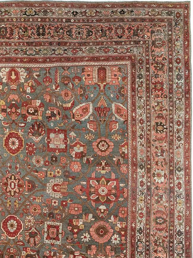 Antique Persian Bidjar Oversize Carpet, No.23304 - Galerie Shabab