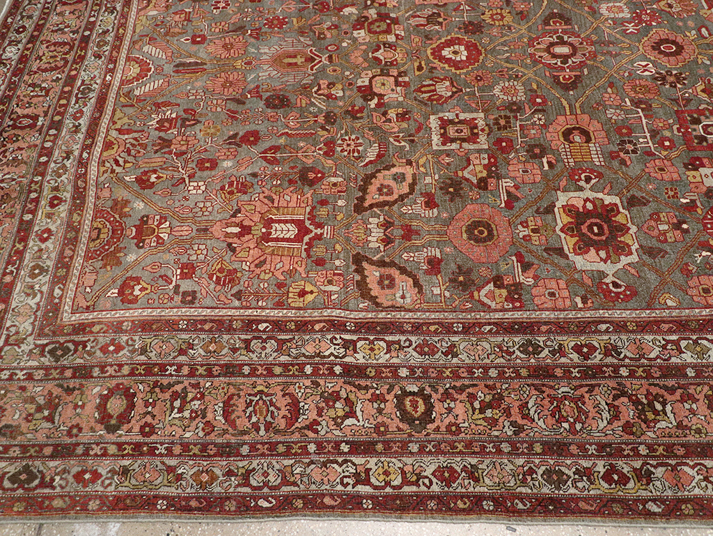 Antique Persian Bidjar Oversize Carpet, No.23304 - Galerie Shabab