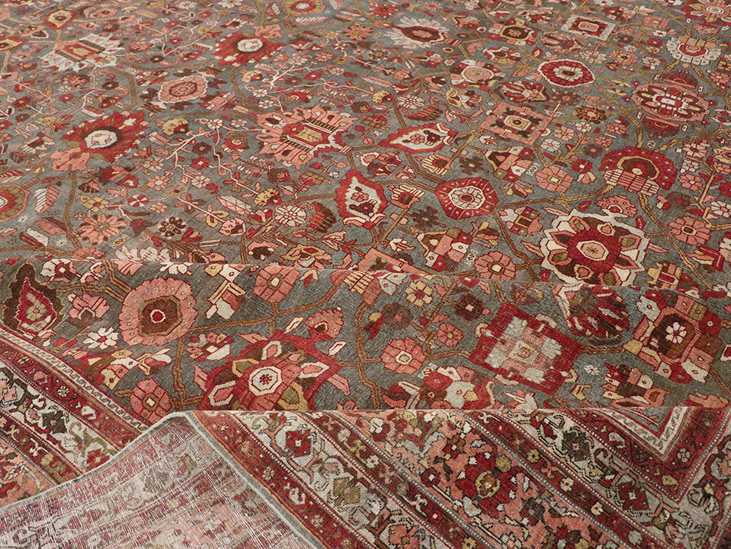 Antique Persian Bidjar Oversize Carpet, No.23304 - Galerie Shabab