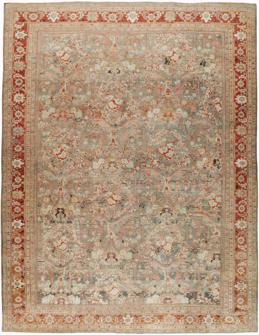 Antique Persian Mahal Carpet, No.23307 - Galerie Shabab