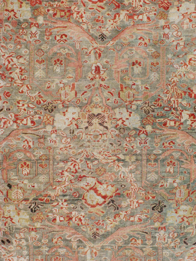 Antique Persian Mahal Carpet, No.23307 - Galerie Shabab