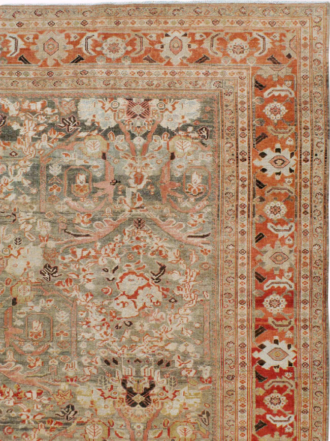 Antique Persian Mahal Carpet, No.23307 - Galerie Shabab