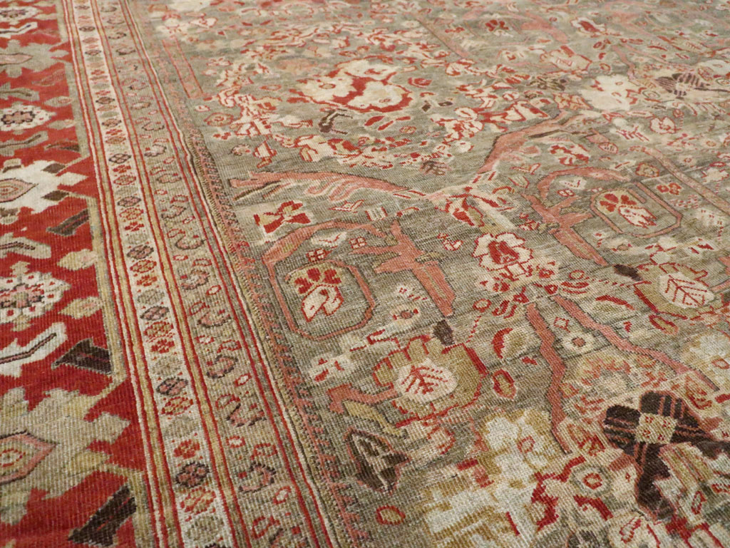 Antique Persian Mahal Carpet, No.23307 - Galerie Shabab