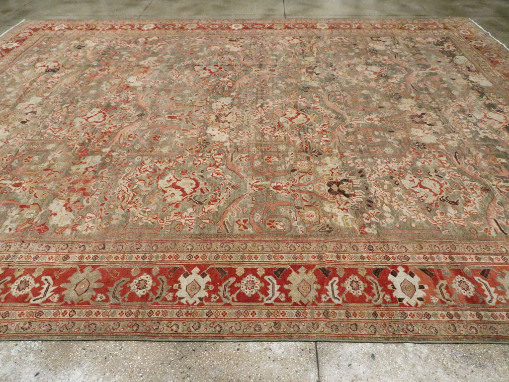 Antique Persian Mahal Carpet, No.23307 - Galerie Shabab