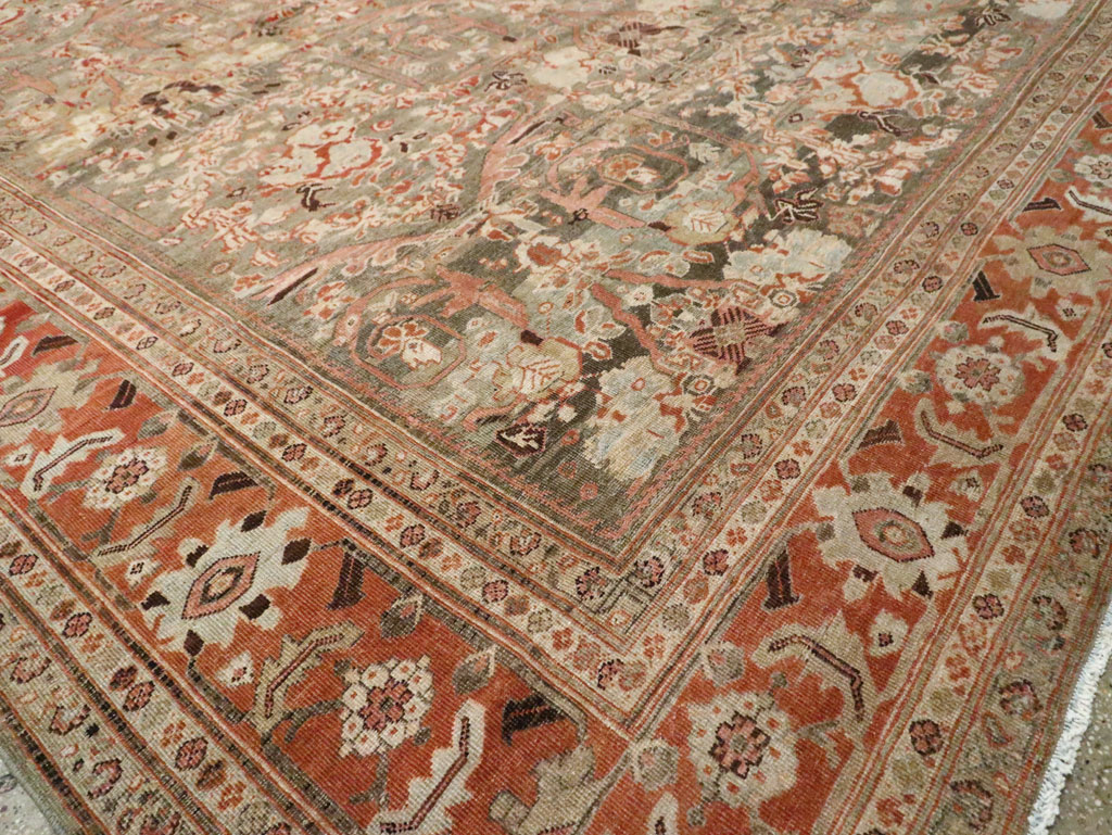 Antique Persian Mahal Carpet, No.23307 - Galerie Shabab