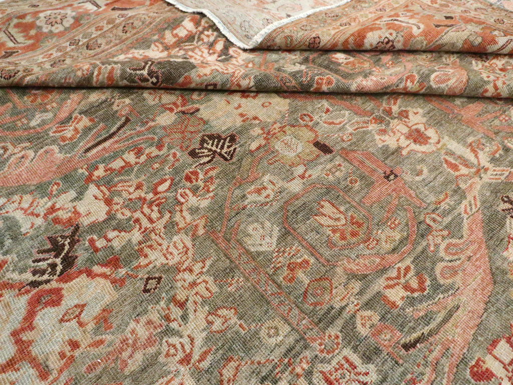 Antique Persian Mahal Carpet, No.23307 - Galerie Shabab