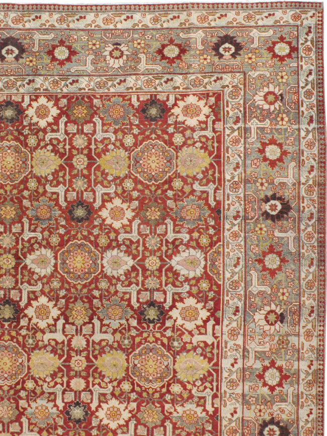 Vintage Persian Tabriz Carpet, No.23309 - Galerie Shabab