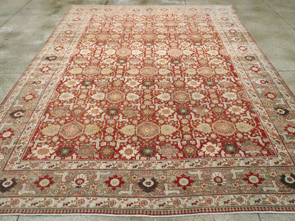 Vintage Persian Tabriz Carpet, No.23309 - Galerie Shabab