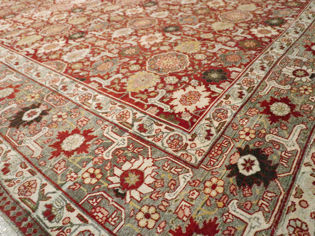 Vintage Persian Tabriz Carpet, No.23309 - Galerie Shabab