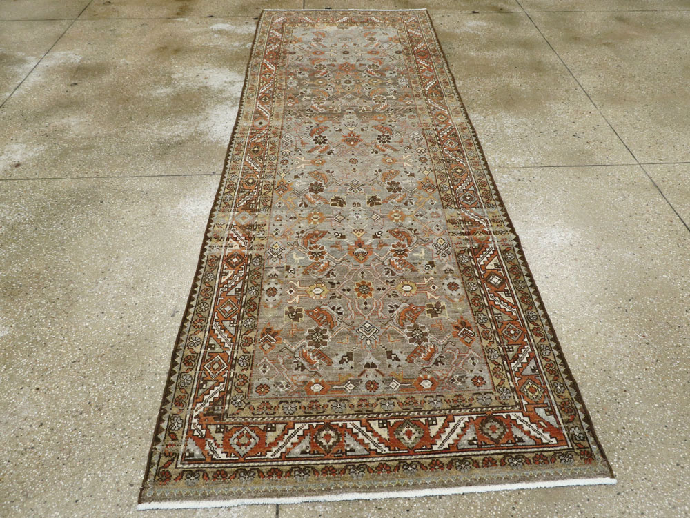 Vintage Persian Malayer Runner, No.23311 - Galerie Shabab