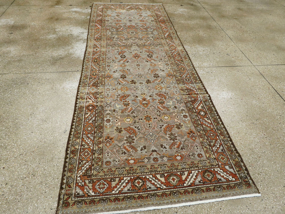 Vintage Persian Malayer Runner, No.23311 - Galerie Shabab