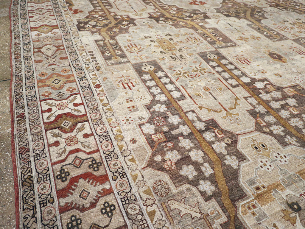 Antique Persian Malayer Oversize Carpet, No.23317 - Galerie Shabab