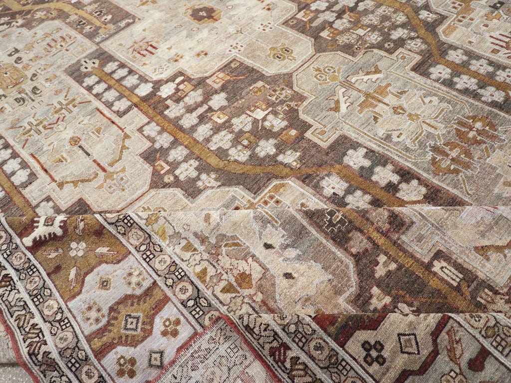 Antique Persian Malayer Oversize Carpet, No.23317 - Galerie Shabab