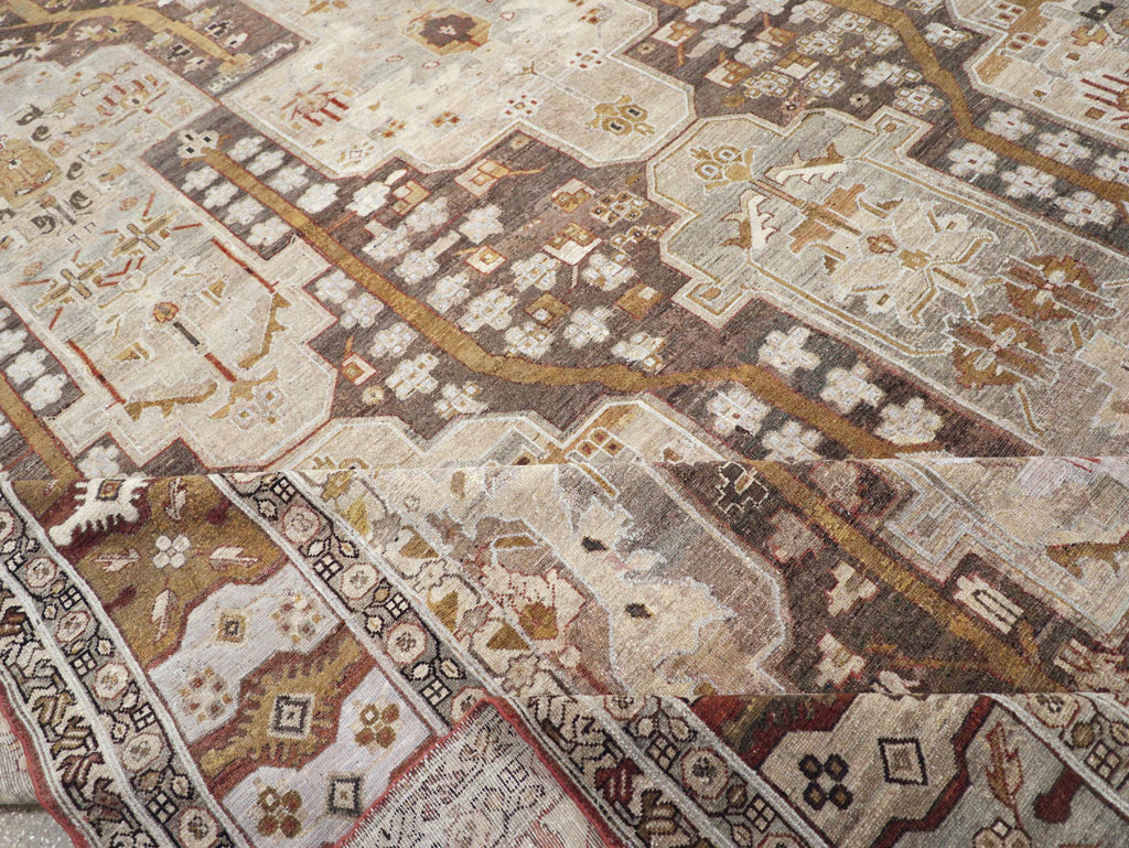 Antique Persian Malayer Oversize Carpet, No.23317 - Galerie Shabab