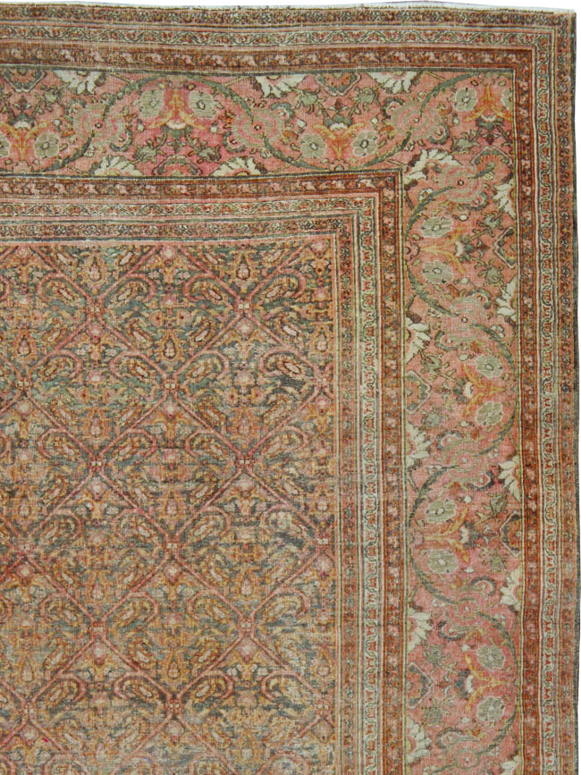 Antique Persian Dorokhsh Carpet, No.23320 - Galerie Shabab