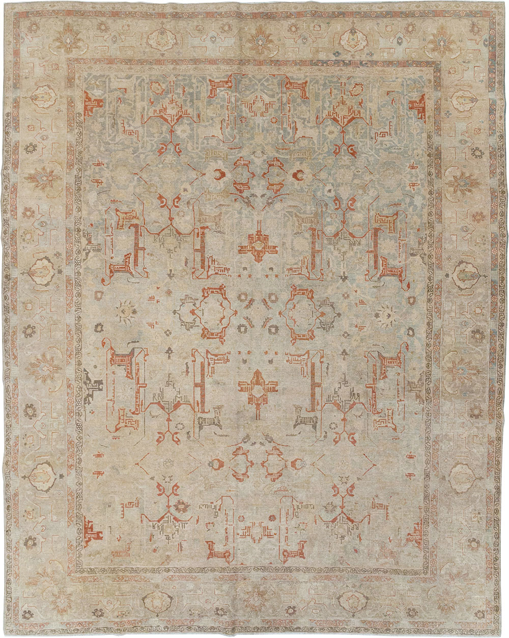 Vintage Persian Tabriz Room Size Carpet, No.23321 - Galerie Shabab