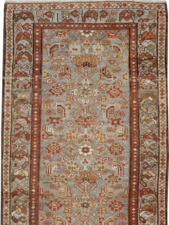 Vintage Persian Malayer Runner, No.23328 - Galerie Shabab
