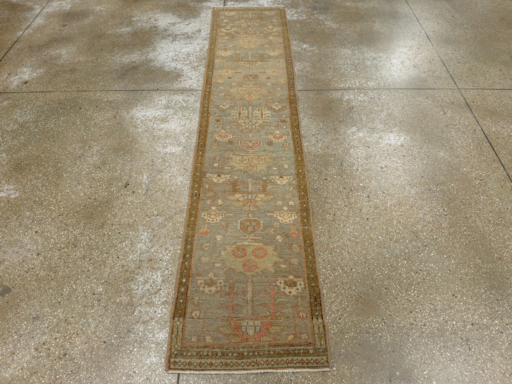 Antique Persian Heriz Runner, No.23337 - Galerie Shabab