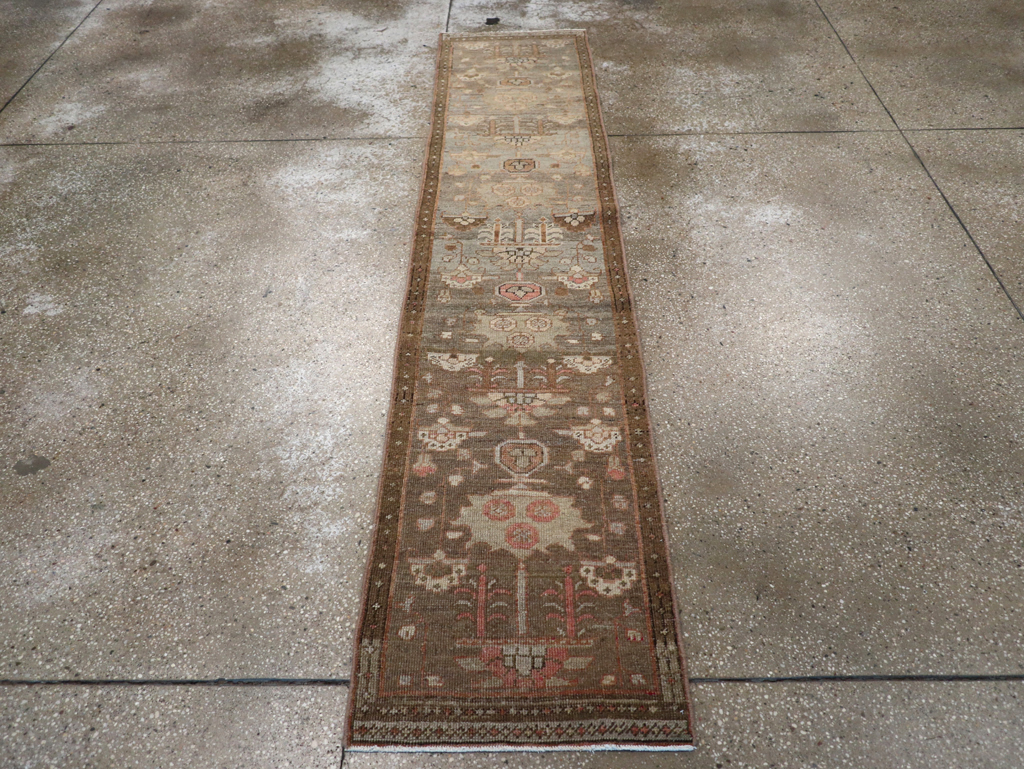 Antique Persian Heriz Runner, No.23337 - Galerie Shabab
