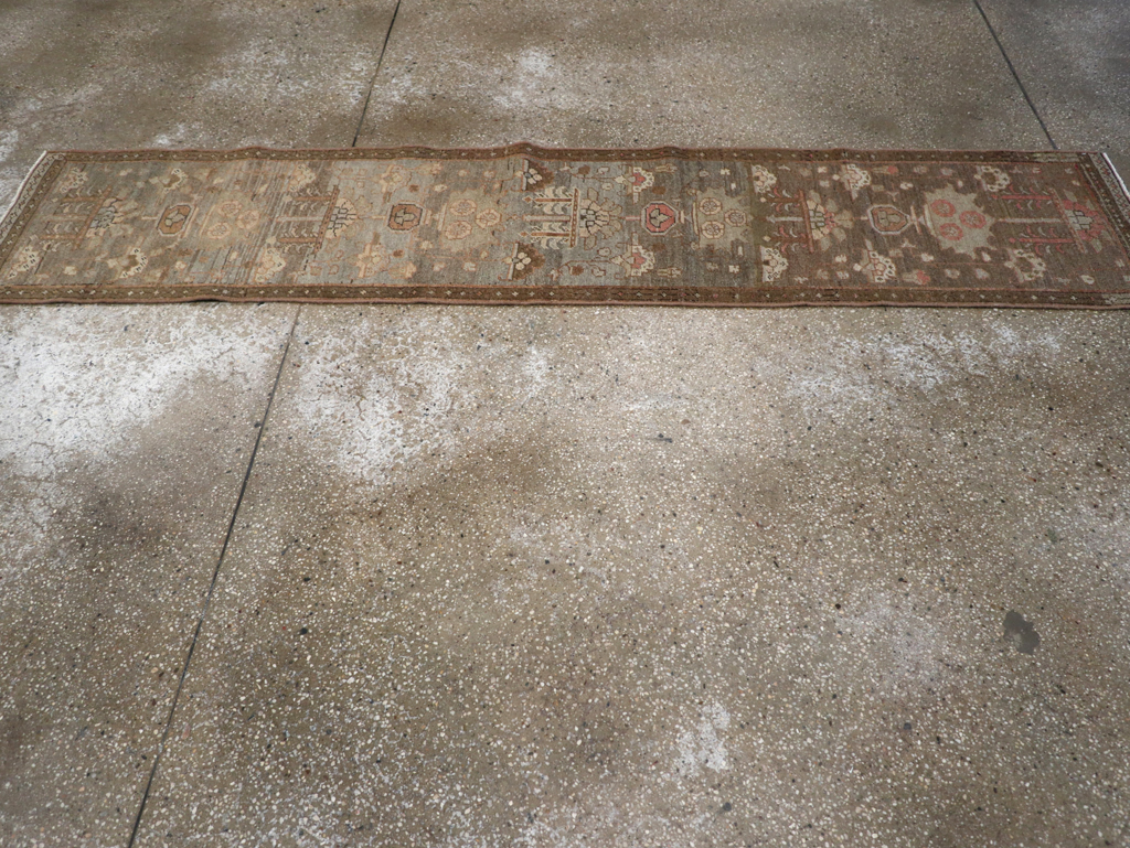 Antique Persian Heriz Runner, No.23337 - Galerie Shabab