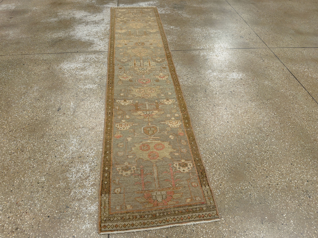 Antique Persian Heriz Runner, No.23337 - Galerie Shabab