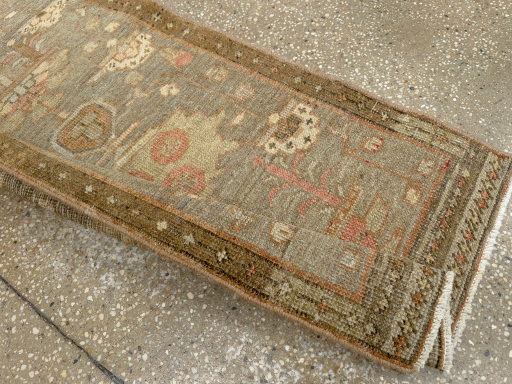 Antique Persian Heriz Runner, No.23337 - Galerie Shabab