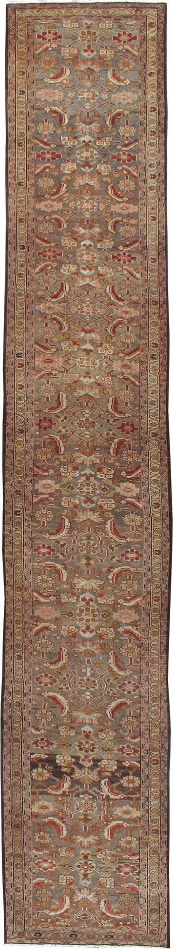 Vintage Persian Malayer Runner, No.23338 - Galerie Shabab