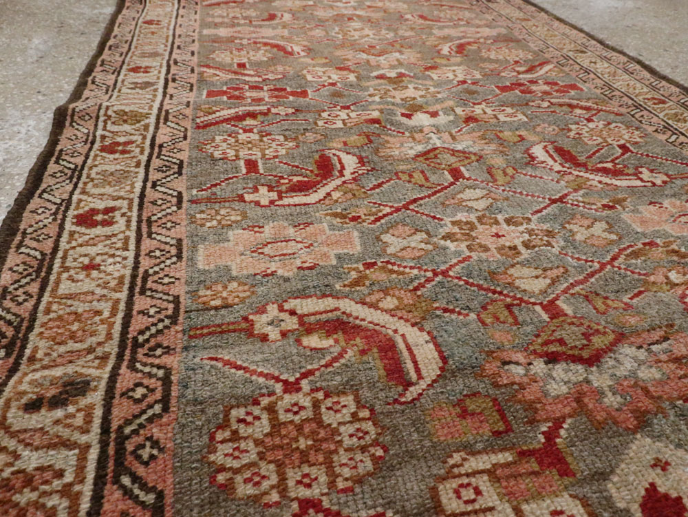 Vintage Persian Malayer Runner, No.23338 - Galerie Shabab