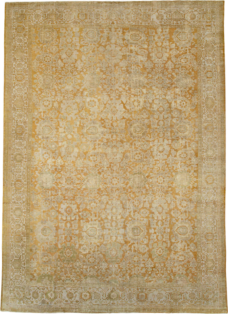 Antique Persian Mahal Large Carpet, No.23340 - Galerie Shabab