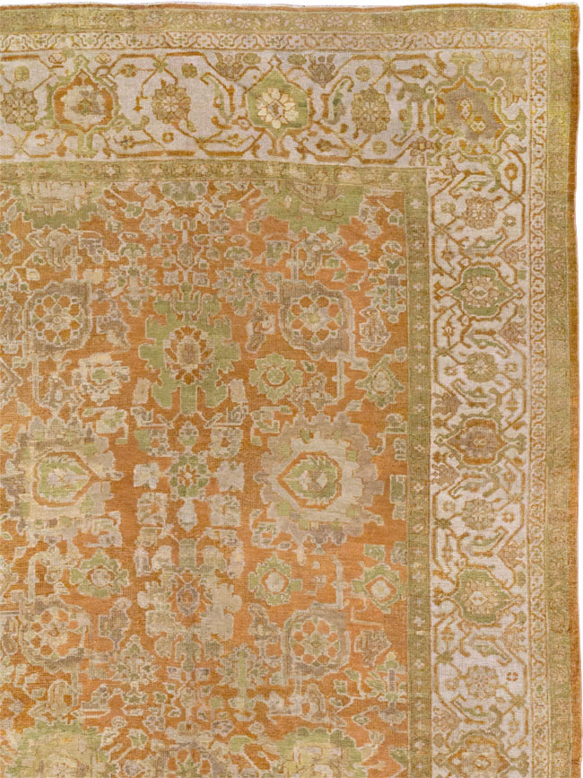 Antique Persian Mahal Large Carpet, No.23340 - Galerie Shabab