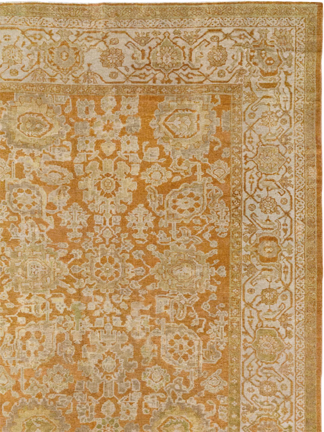 Antique Persian Mahal Large Carpet, No.23340 - Galerie Shabab