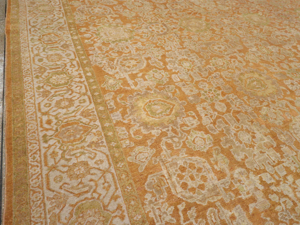 Antique Persian Mahal Large Carpet, No.23340 - Galerie Shabab