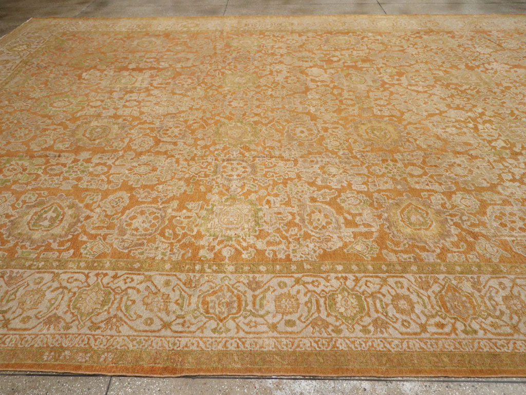 Antique Persian Mahal Large Carpet, No.23340 - Galerie Shabab