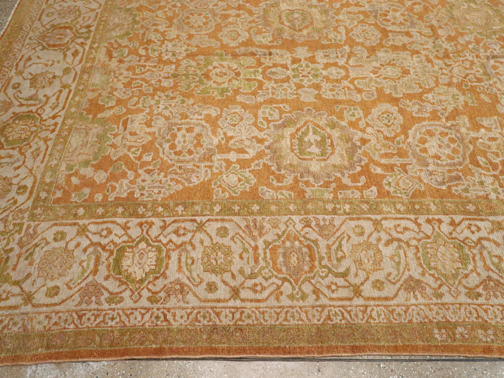 Antique Persian Mahal Large Carpet, No.23340 - Galerie Shabab