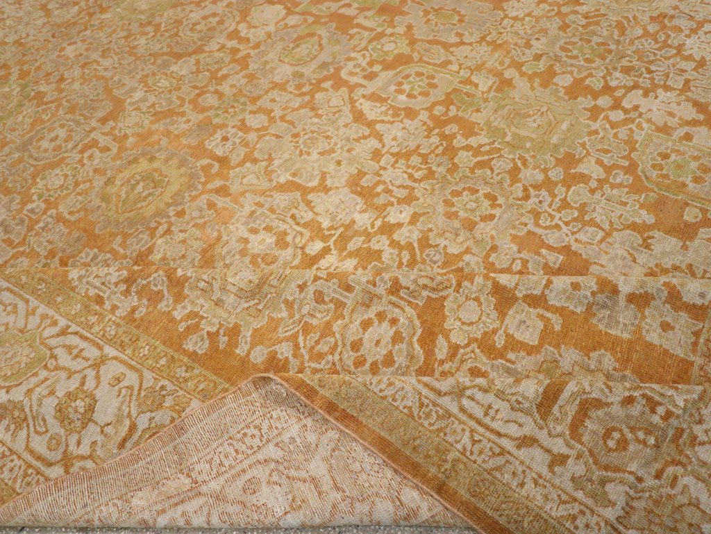 Antique Persian Mahal Large Carpet, No.23340 - Galerie Shabab