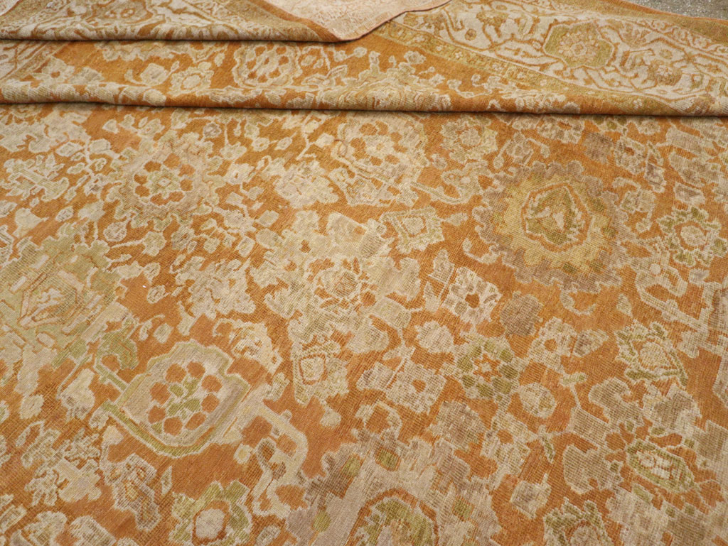 Antique Persian Mahal Large Carpet, No.23340 - Galerie Shabab