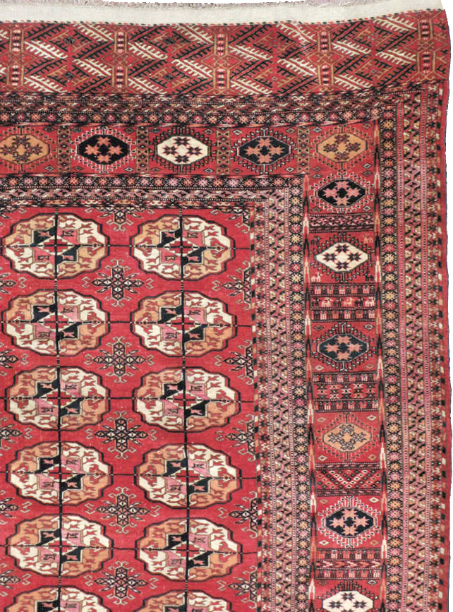 Vintage Central Asian Tekke Rug, No.23341 - Galerie Shabab