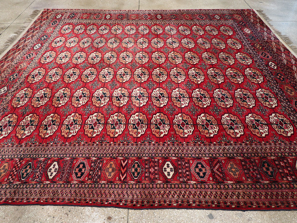 Vintage Central Asian Tekke Rug, No.23341 - Galerie Shabab