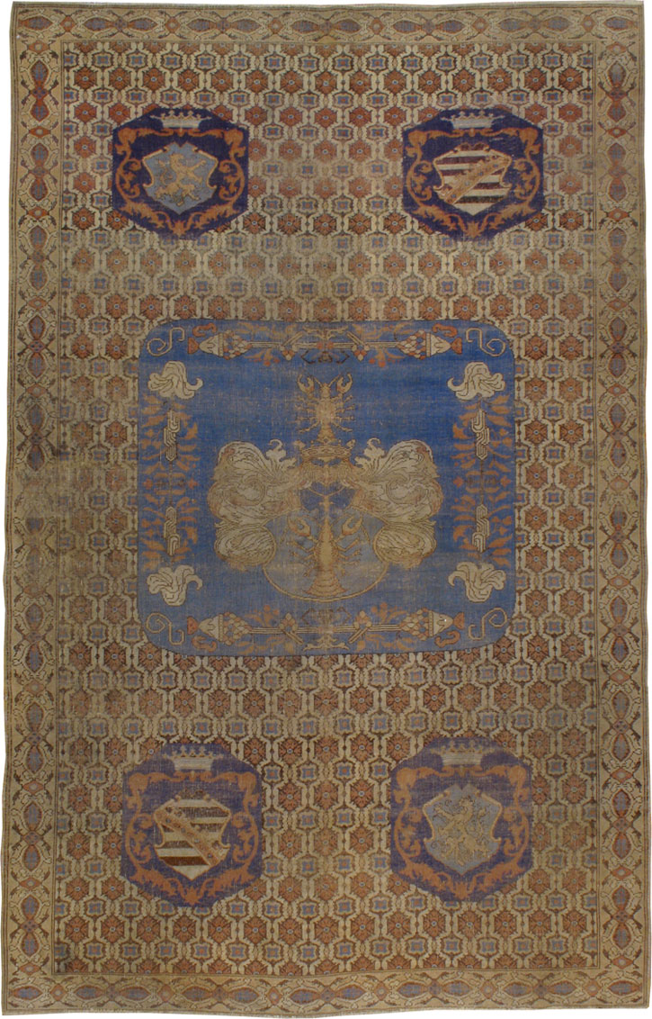 Vintage European Cuenca Pictorial Carpet, No.23349 - Galerie Shabab